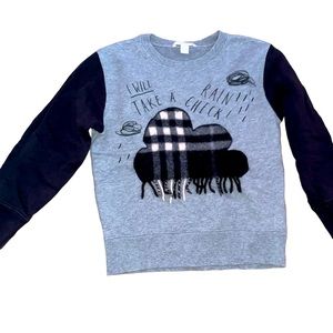 Burberry Kids size 8 sweatshirt “ will take a rain check !!!